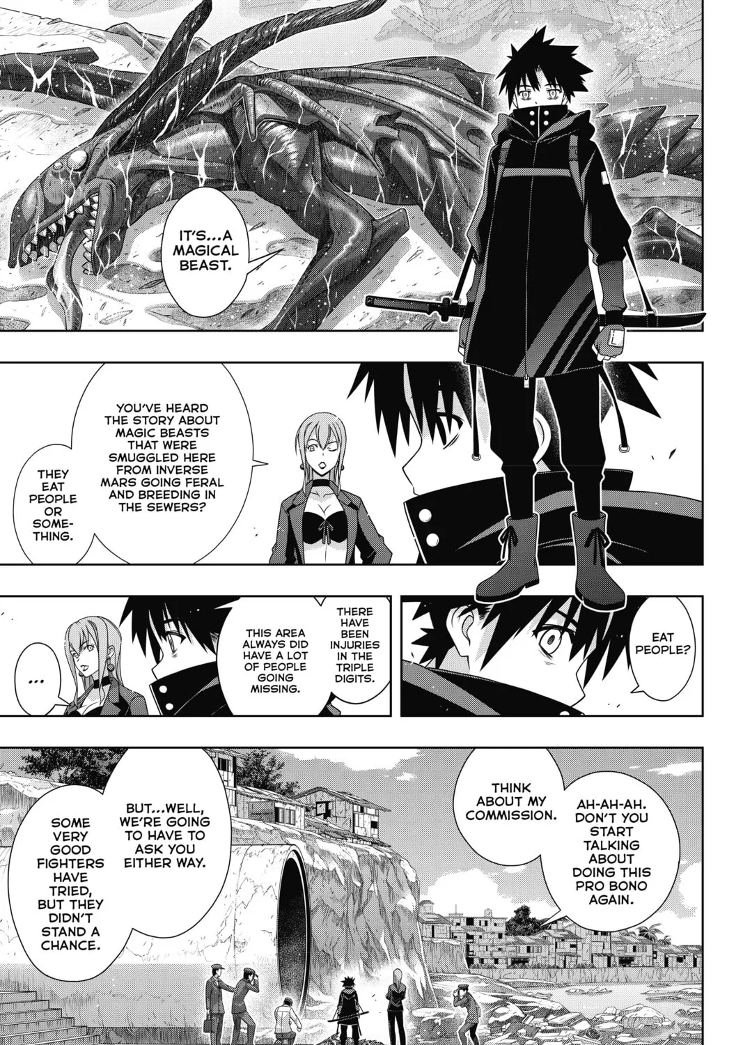 Read UQ HOLDER! chapter 178 image 12 on Lezhin