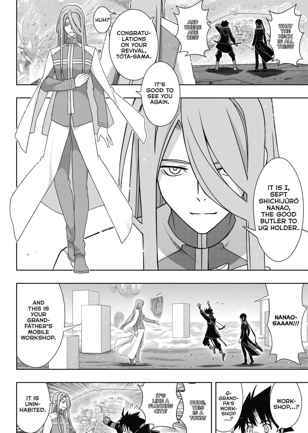 Read UQ HOLDER! chapter 179 image 8 on Lezhin