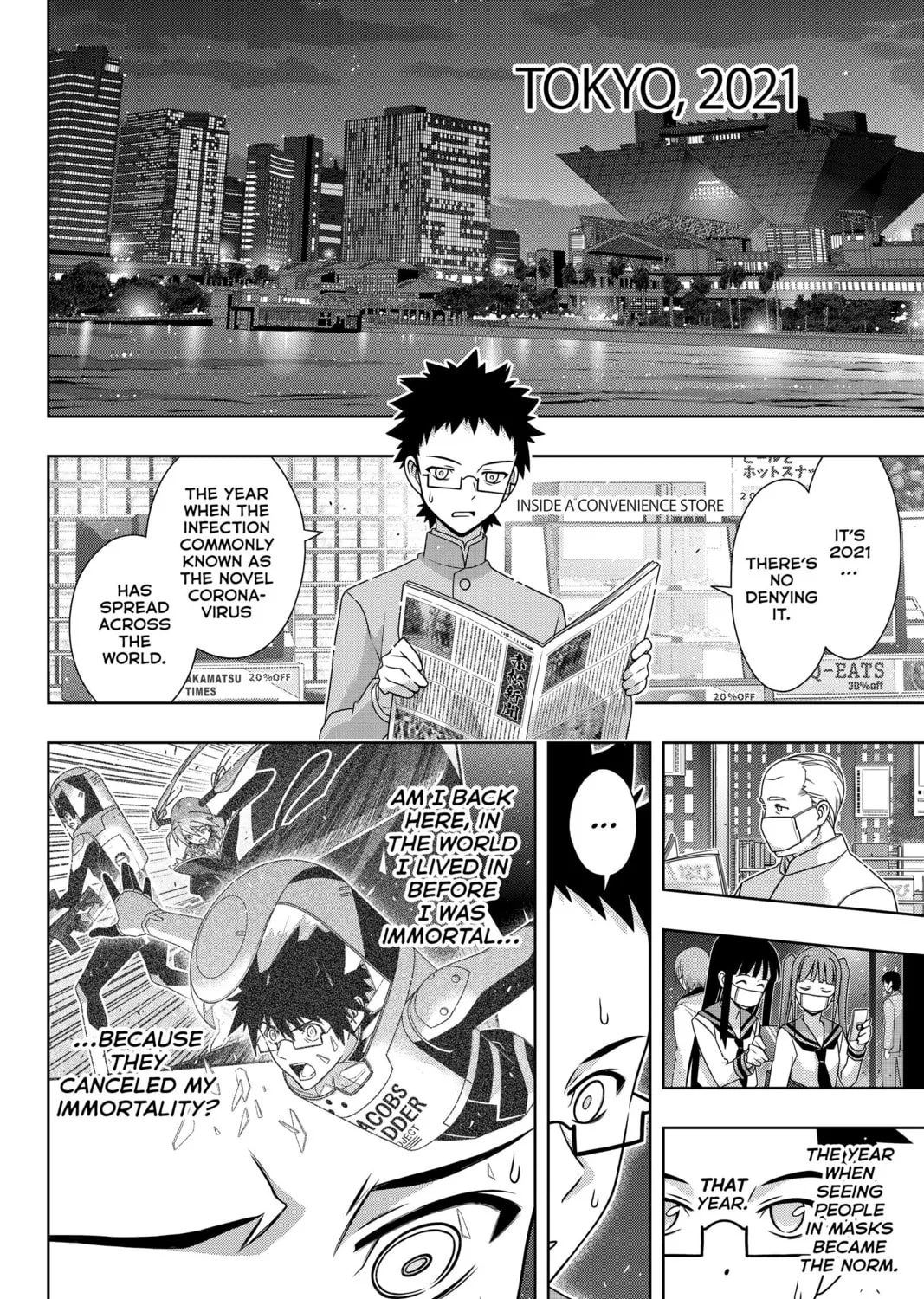 Read UQ HOLDER! chapter 186 image 20 on Lezhin