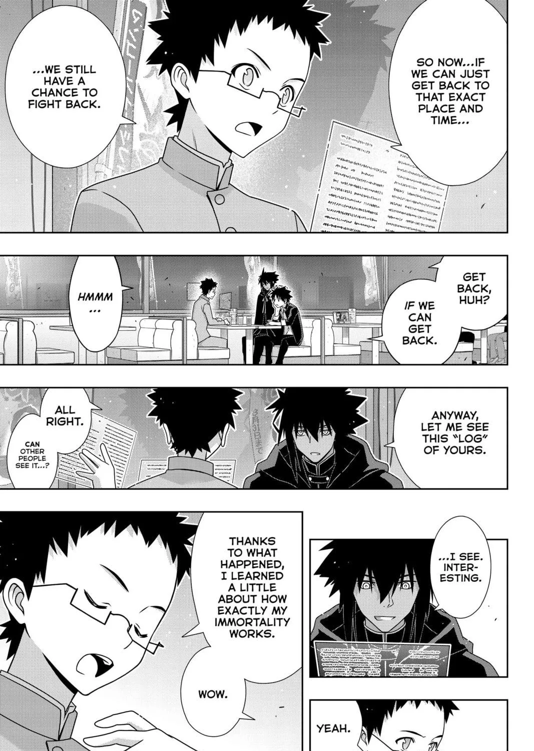 Read UQ HOLDER! chapter 186 image 34 on Lezhin