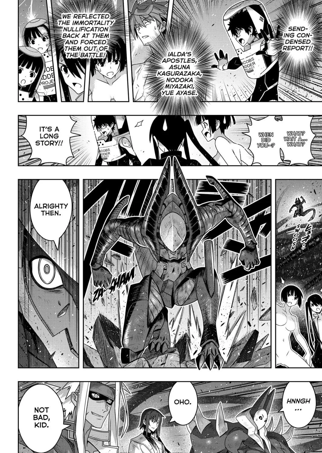 Read UQ HOLDER! chapter 187 image 8 on Lezhin