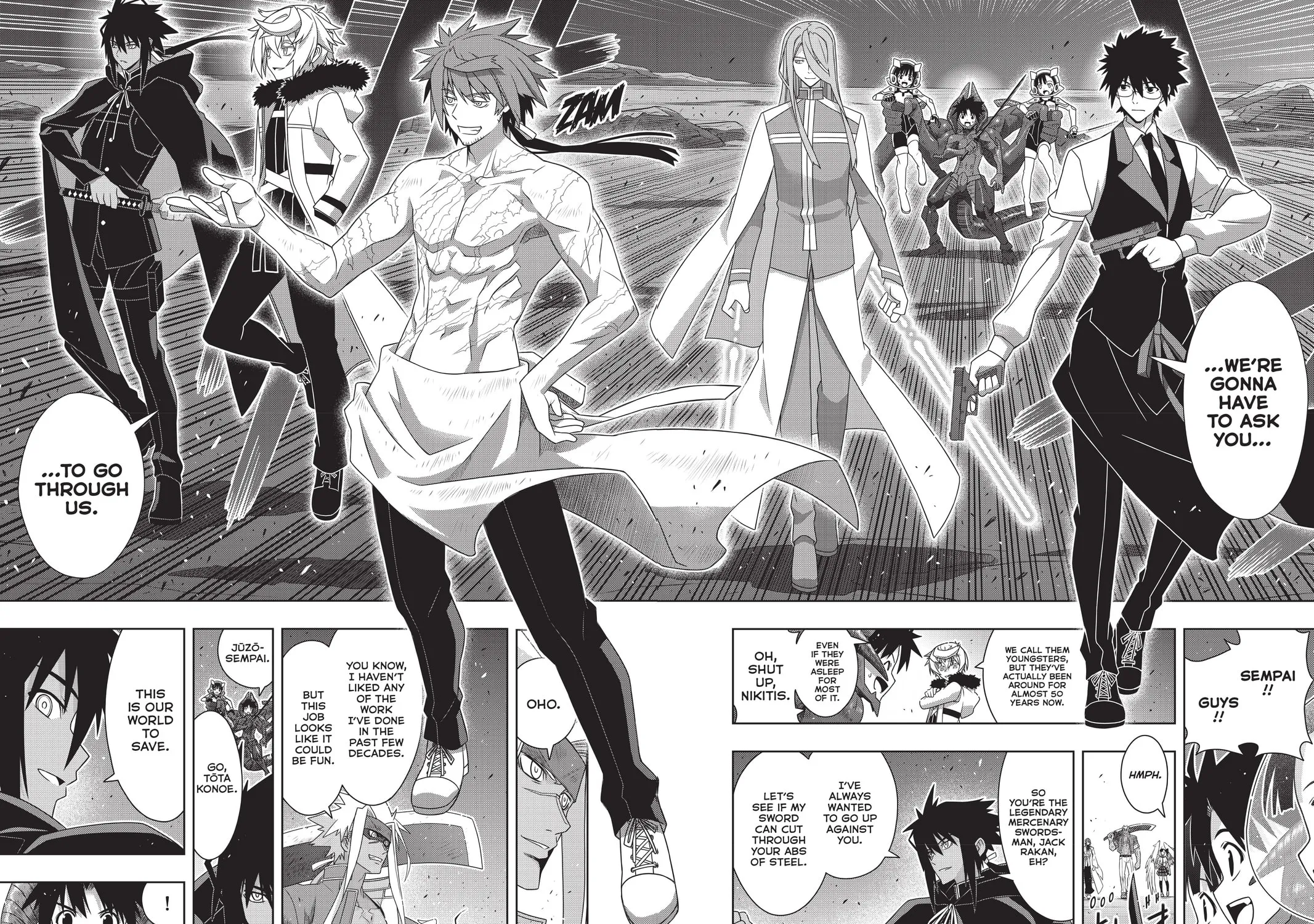 Read UQ HOLDER! chapter 190 image 46 on Lezhin