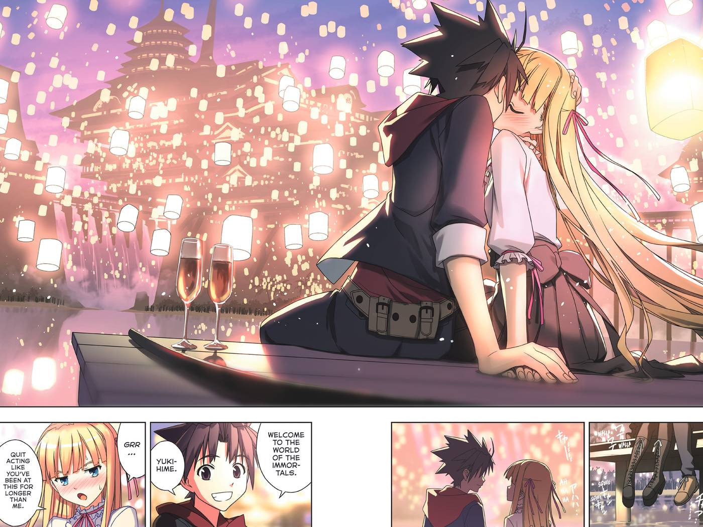 Read UQ HOLDER! chapter 191.1 image 1 on Lezhin