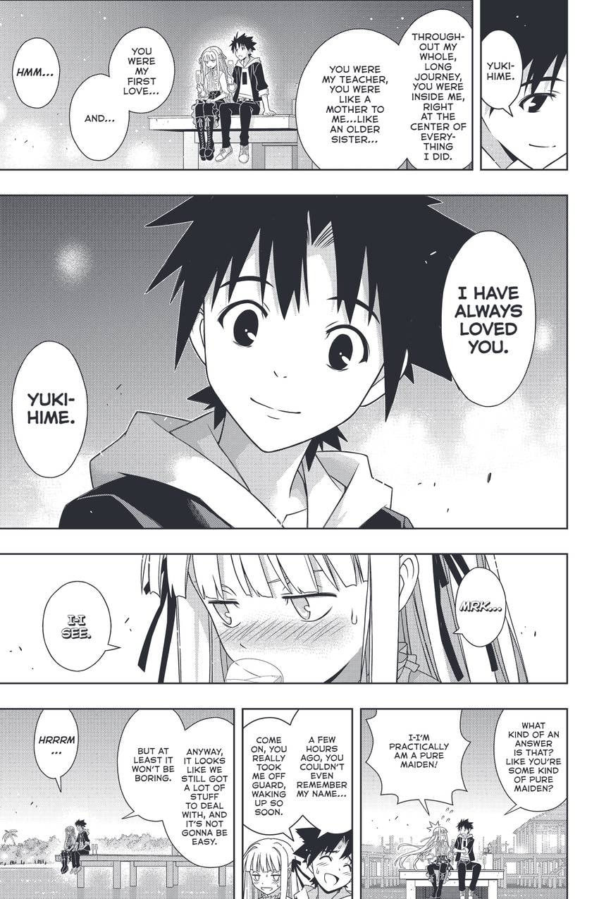 Read UQ HOLDER! chapter 191.1 image 27 on Lezhin