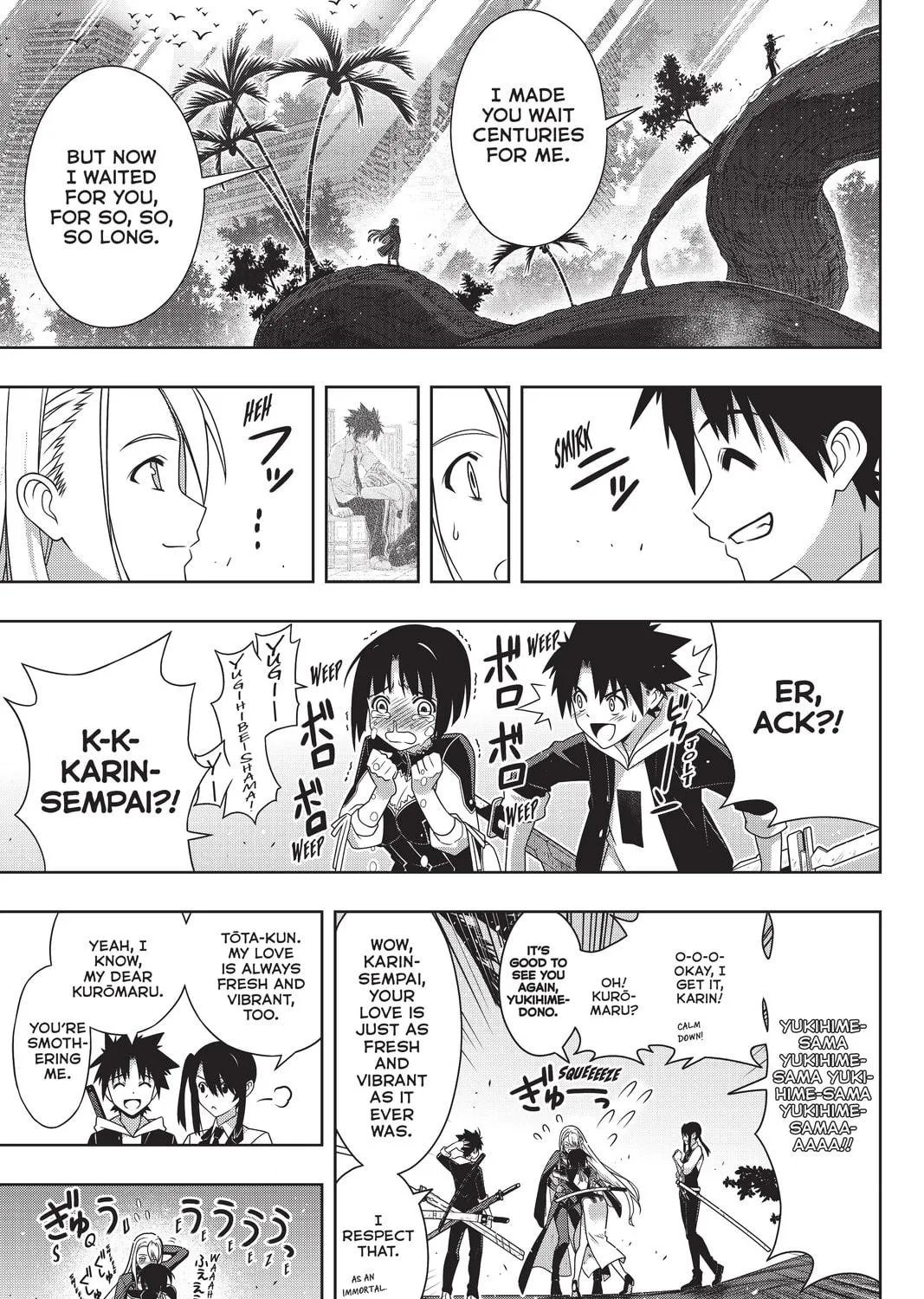Read UQ HOLDER! chapter 192 image 48 on Lezhin
