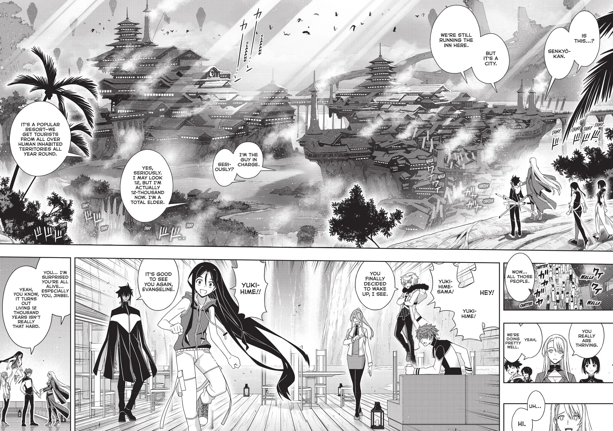 Read UQ HOLDER! chapter 192 image 54 on Lezhin