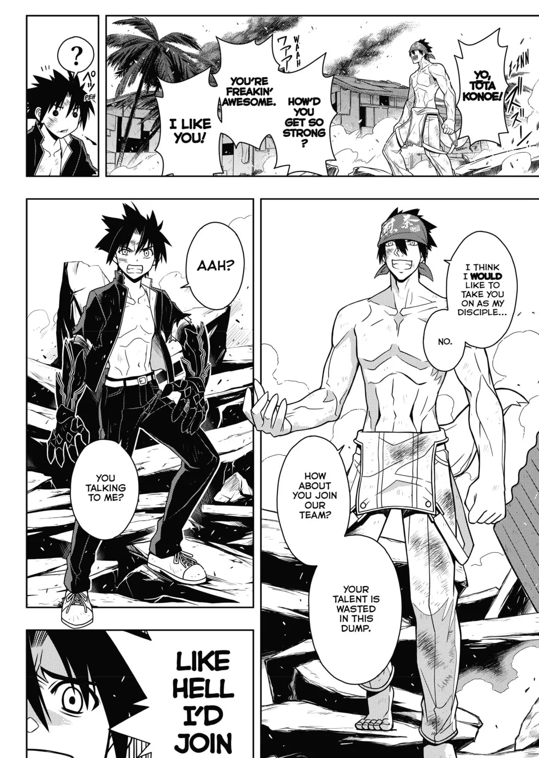 Read UQ HOLDER! chapter 23 image 20 on Lezhin
