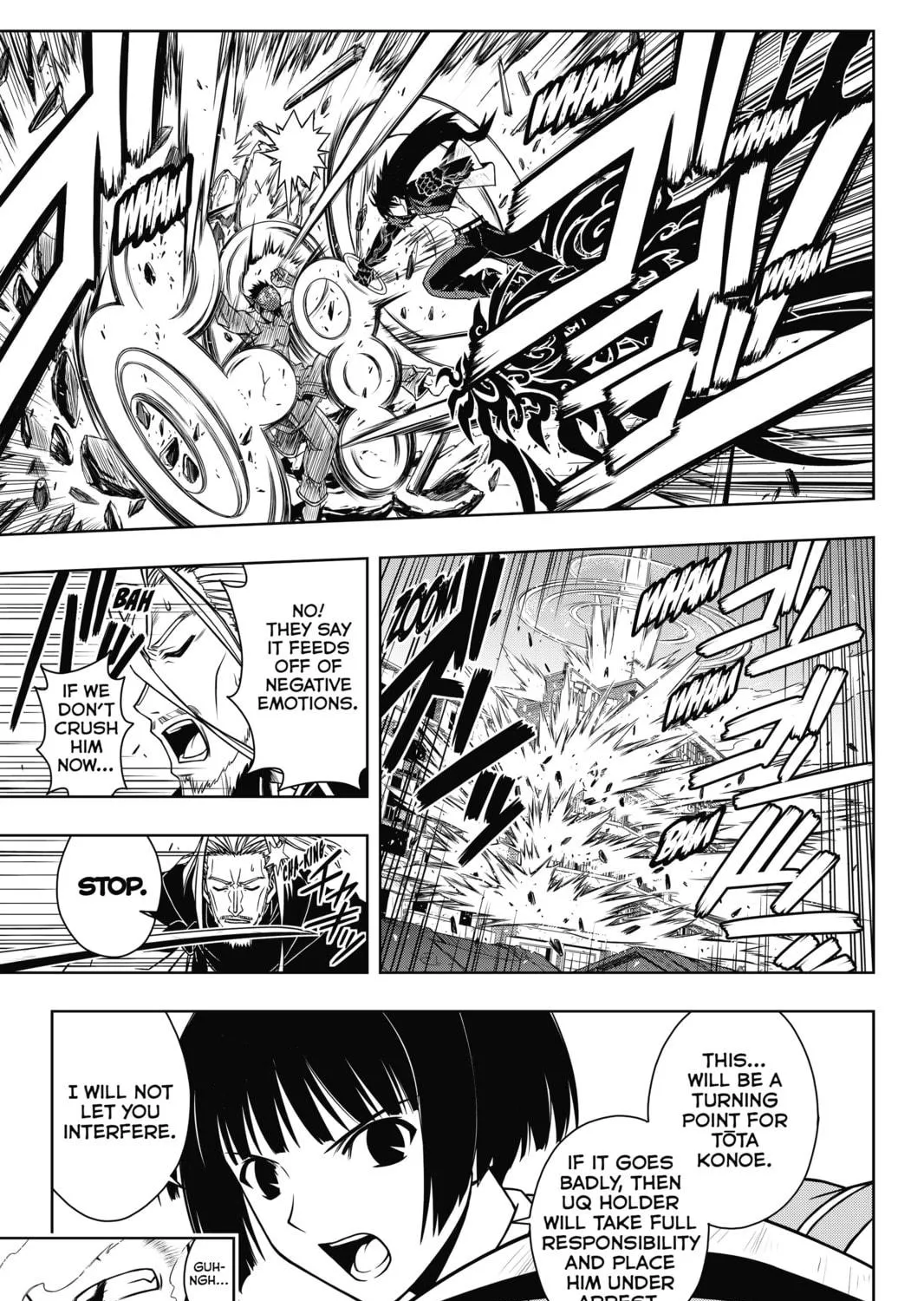 Read UQ HOLDER! chapter 24 image 28 on Lezhin
