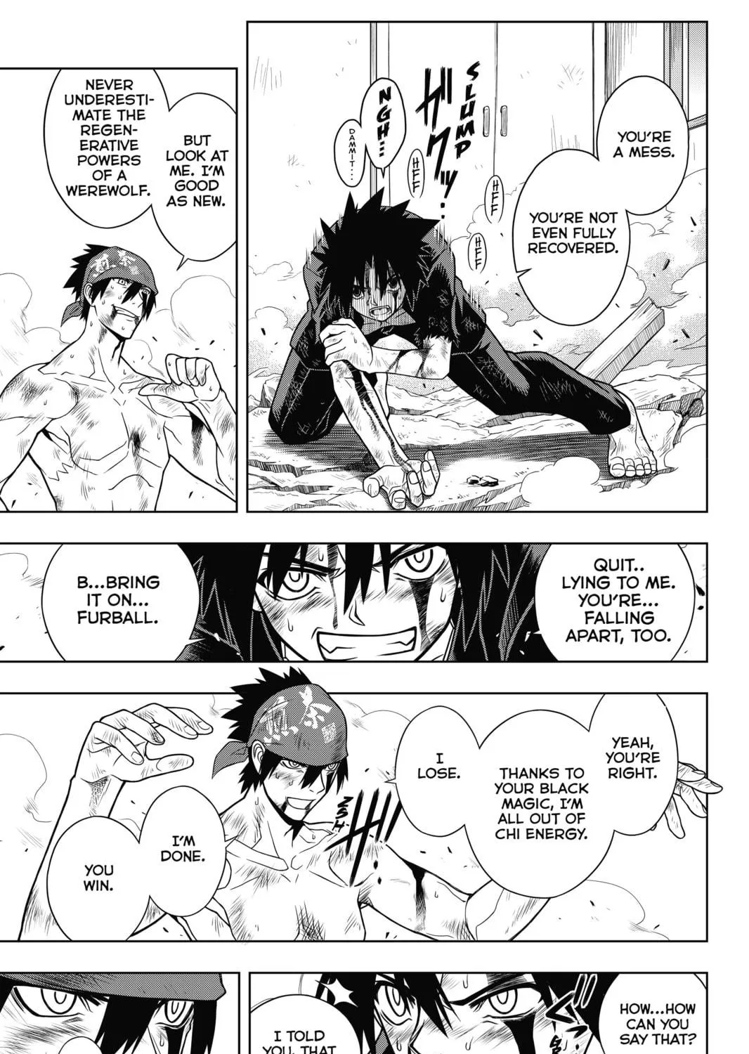 Read UQ HOLDER! chapter 25 image 8 on Lezhin