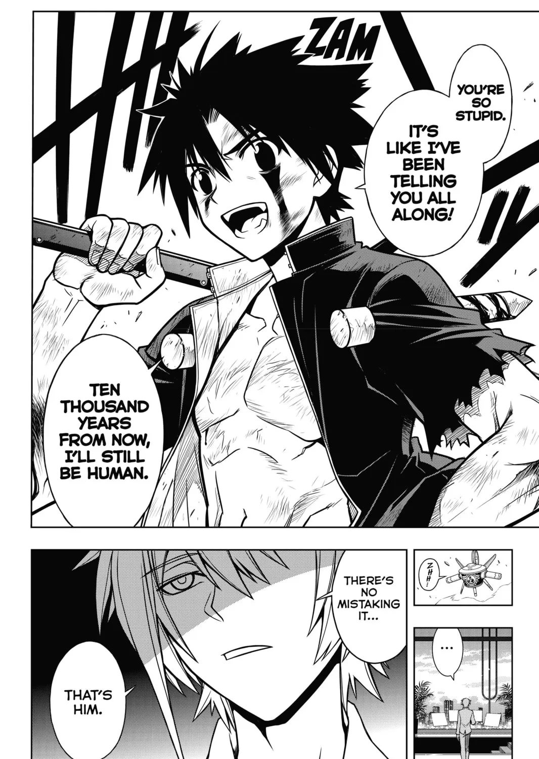 Read UQ HOLDER! chapter 29 image 30 on Lezhin