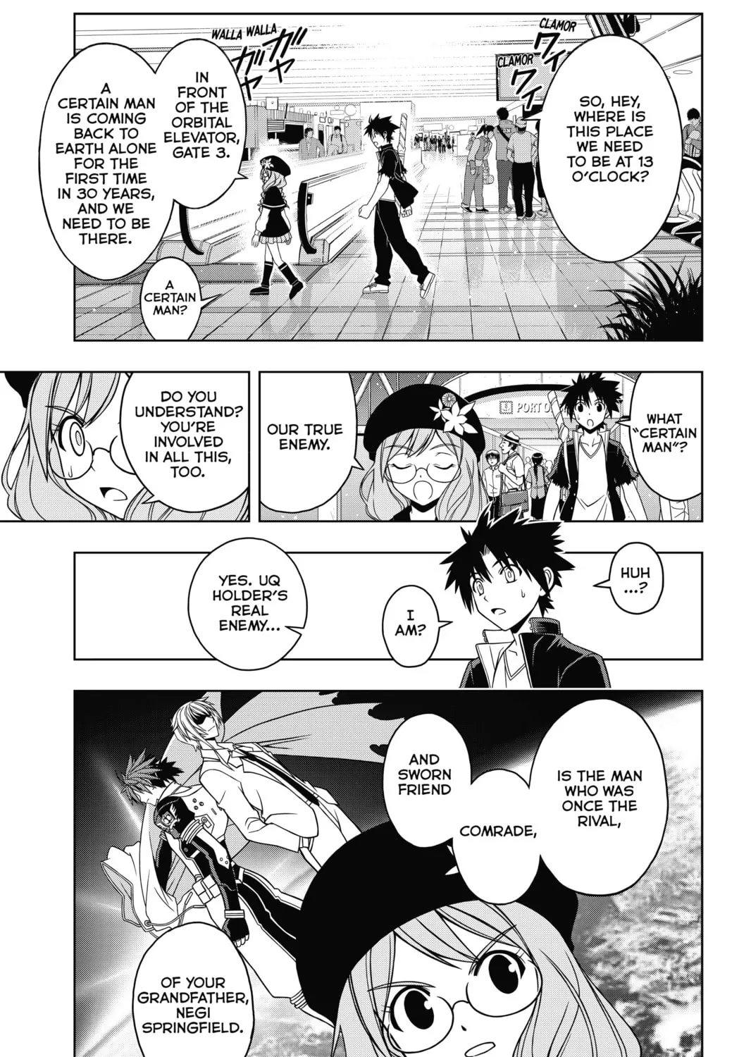 Read UQ HOLDER! chapter 33 image 24 on Lezhin