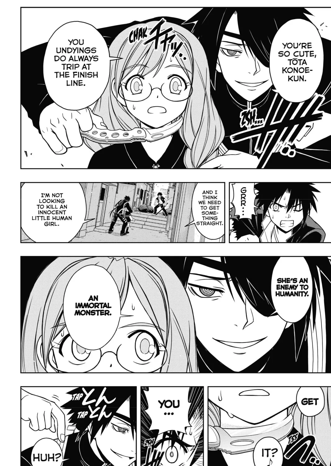 Read UQ HOLDER! chapter 34 image 26 on Lezhin