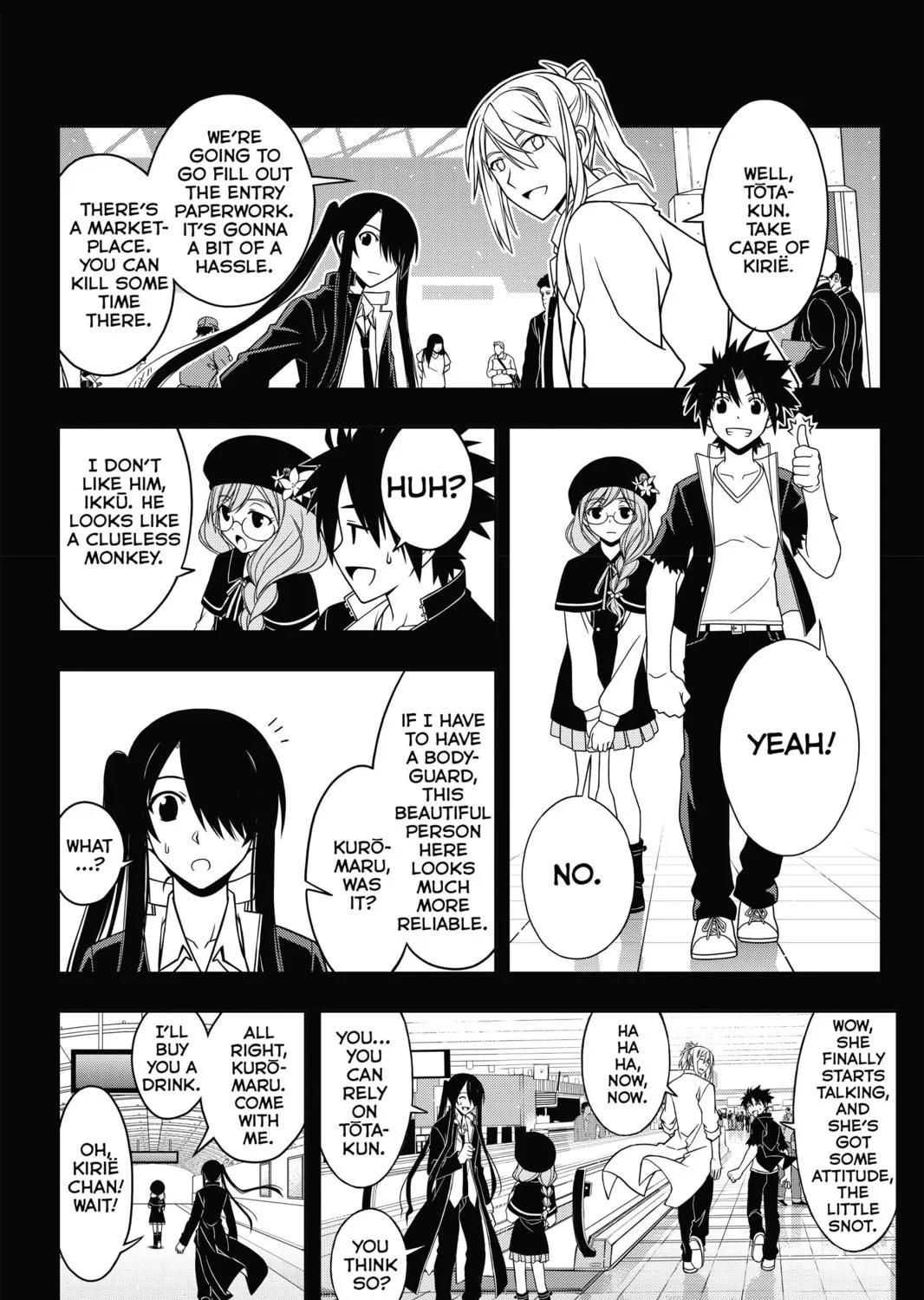 Read UQ HOLDER! chapter 35 image 10 on Lezhin