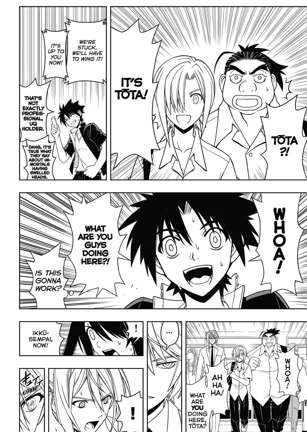 Read UQ HOLDER! chapter 37 image 10 on Lezhin