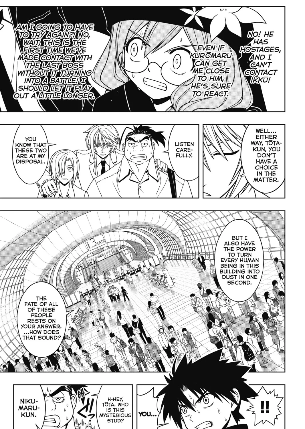 Read UQ HOLDER! chapter 37 image 24 on Lezhin
