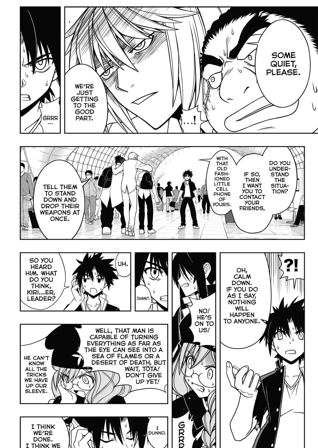 Read UQ HOLDER! chapter 37 image 26 on Lezhin