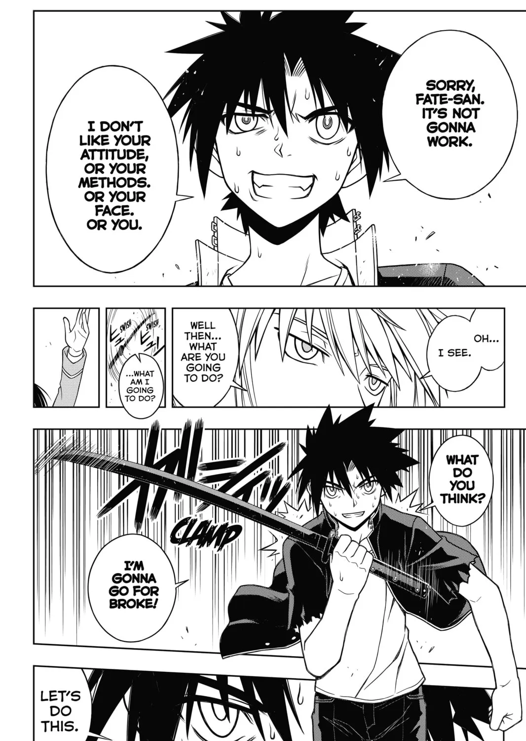 Read UQ HOLDER! chapter 37 image 30 on Lezhin
