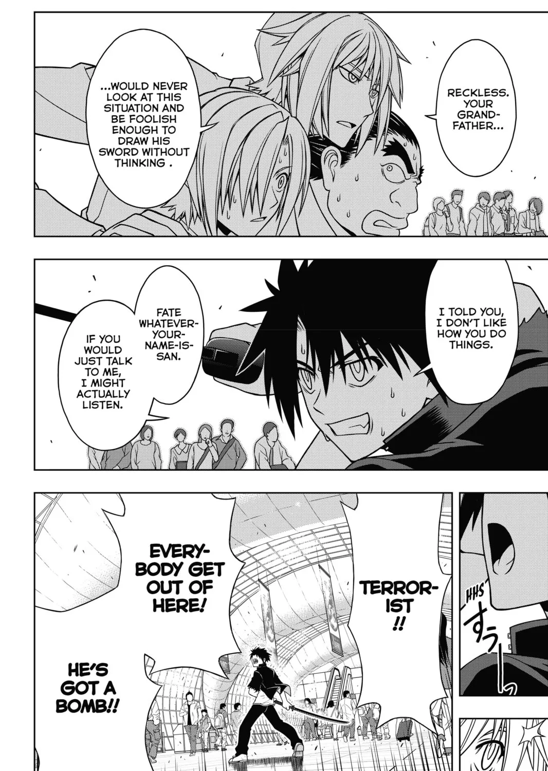 Read UQ HOLDER! chapter 38 image 2 on Lezhin