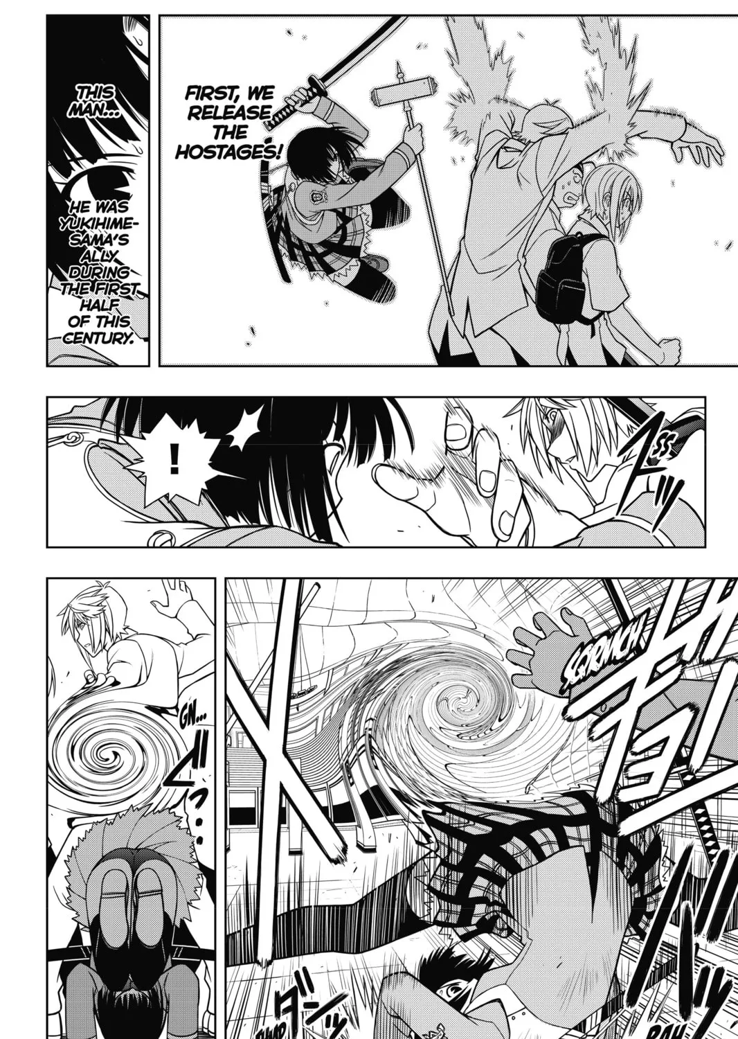 Read UQ HOLDER! chapter 38 image 6 on Lezhin