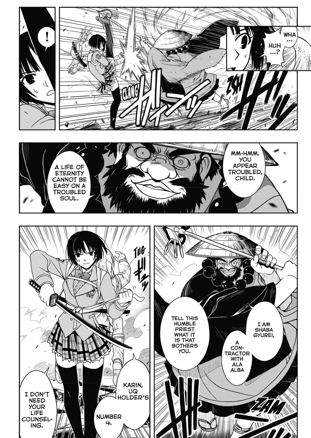 Read UQ HOLDER! chapter 39 image 14 on Lezhin