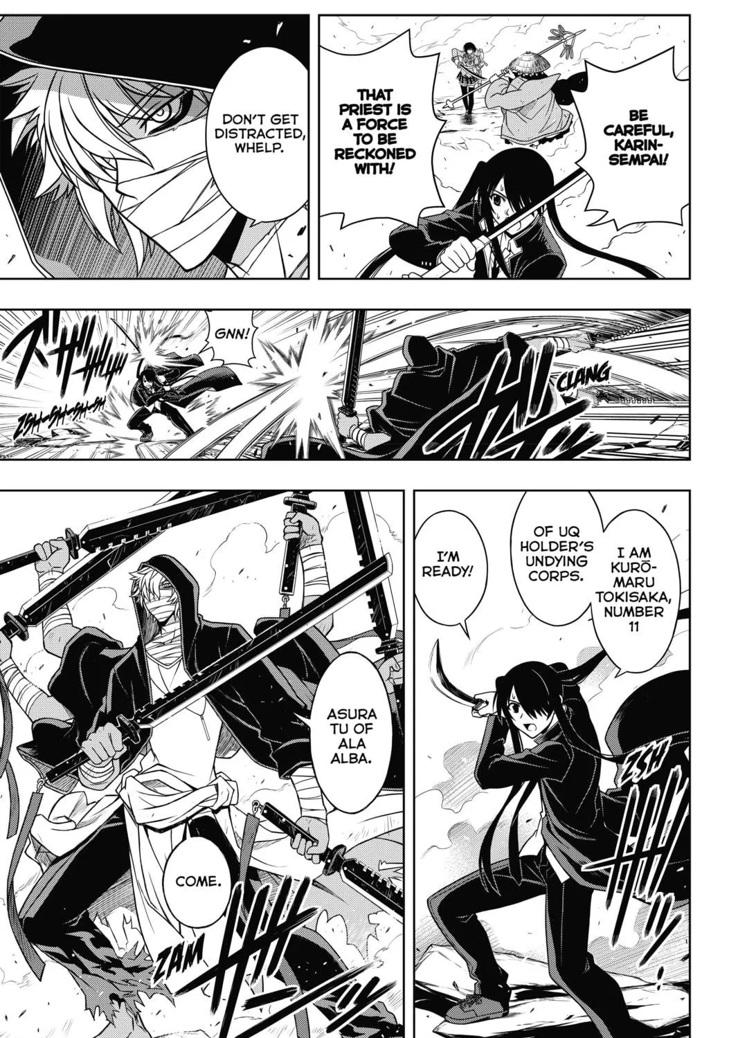 Read UQ HOLDER! chapter 39 image 16 on Lezhin