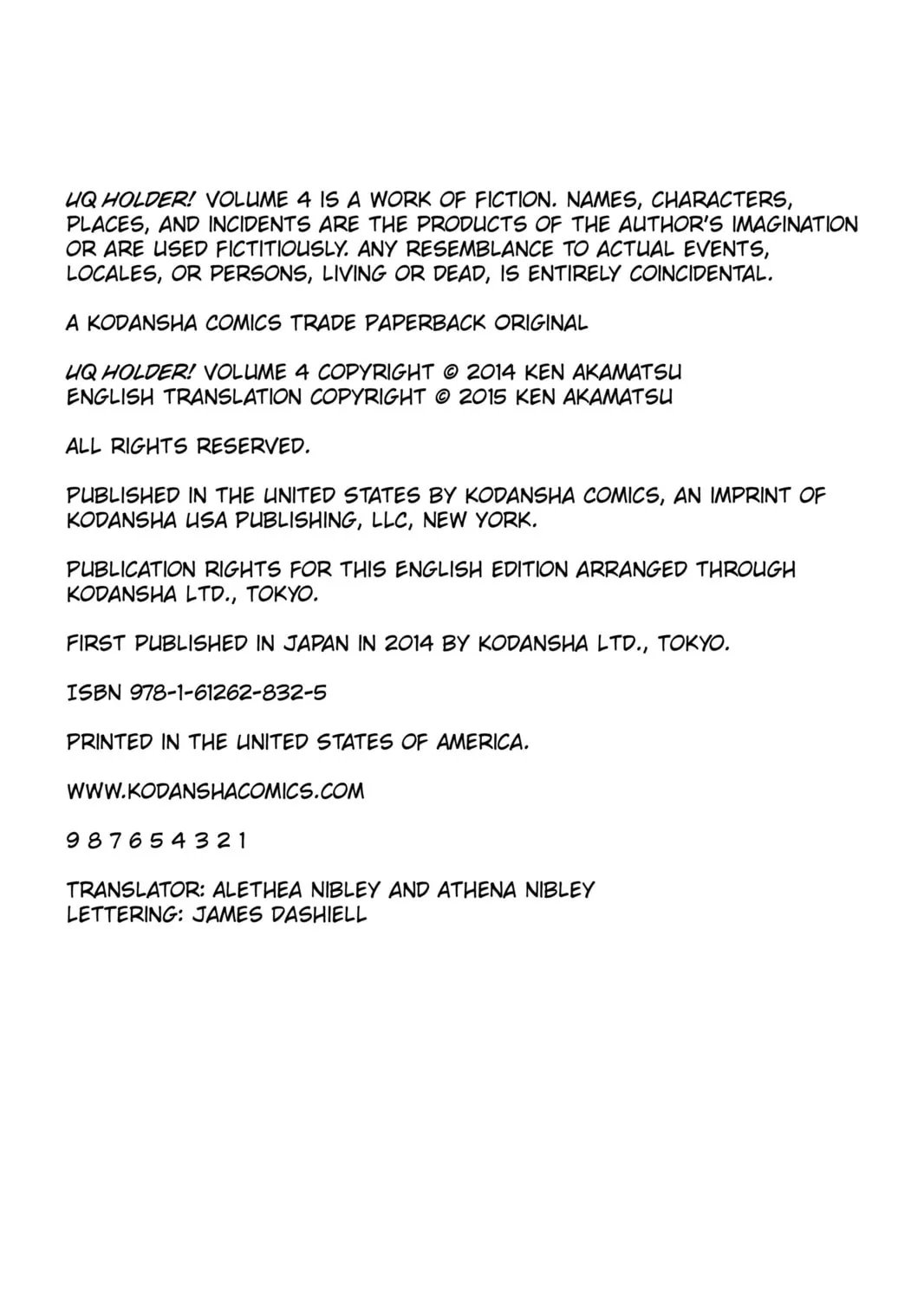 Read UQ HOLDER! chapter 40 image 42 on Lezhin