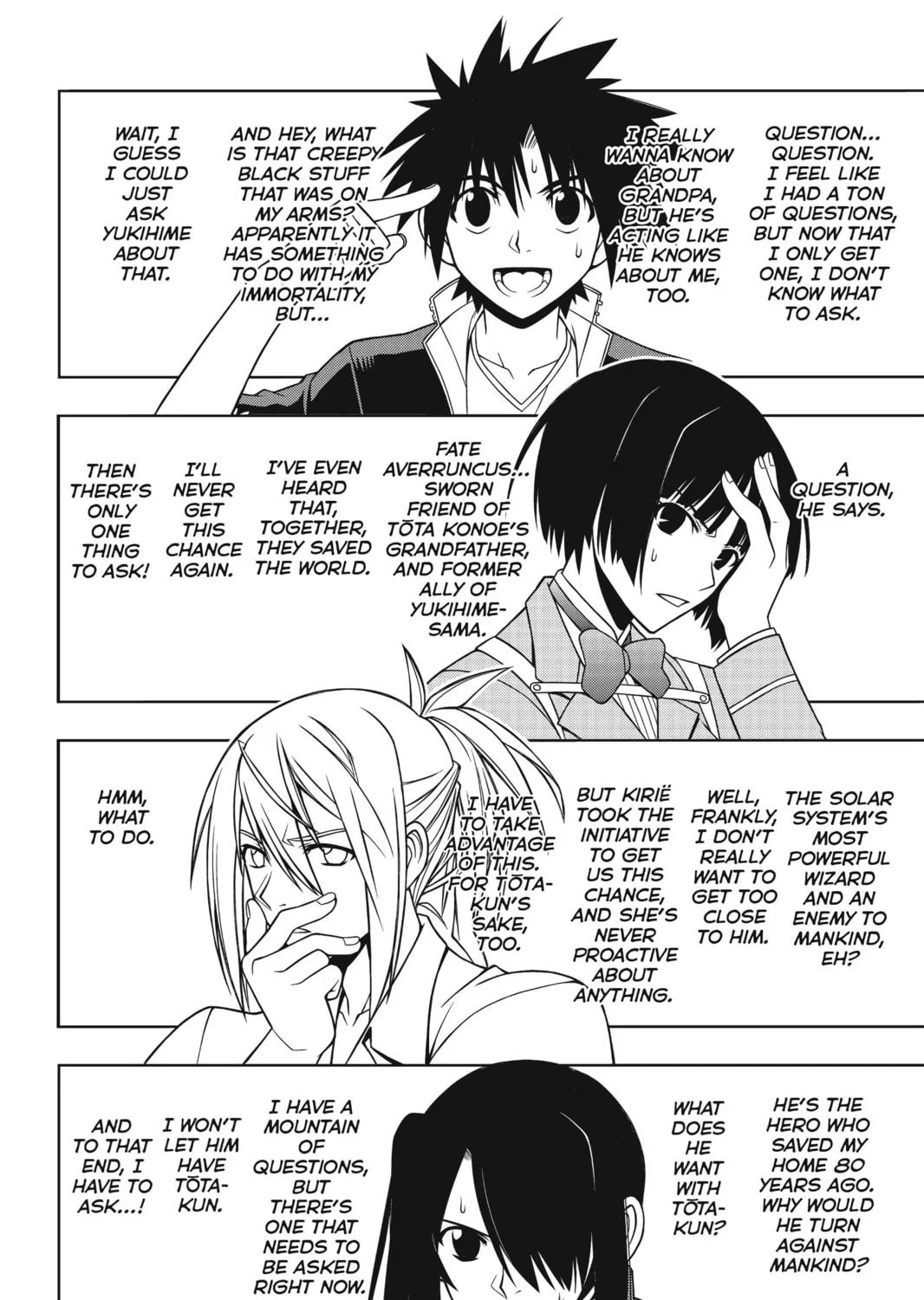 Read UQ HOLDER! chapter 42 image 6 on Lezhin