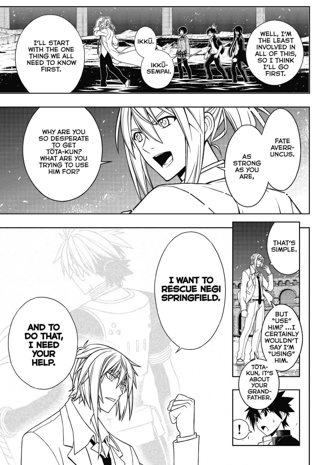 Read UQ HOLDER! chapter 42 image 8 on Lezhin