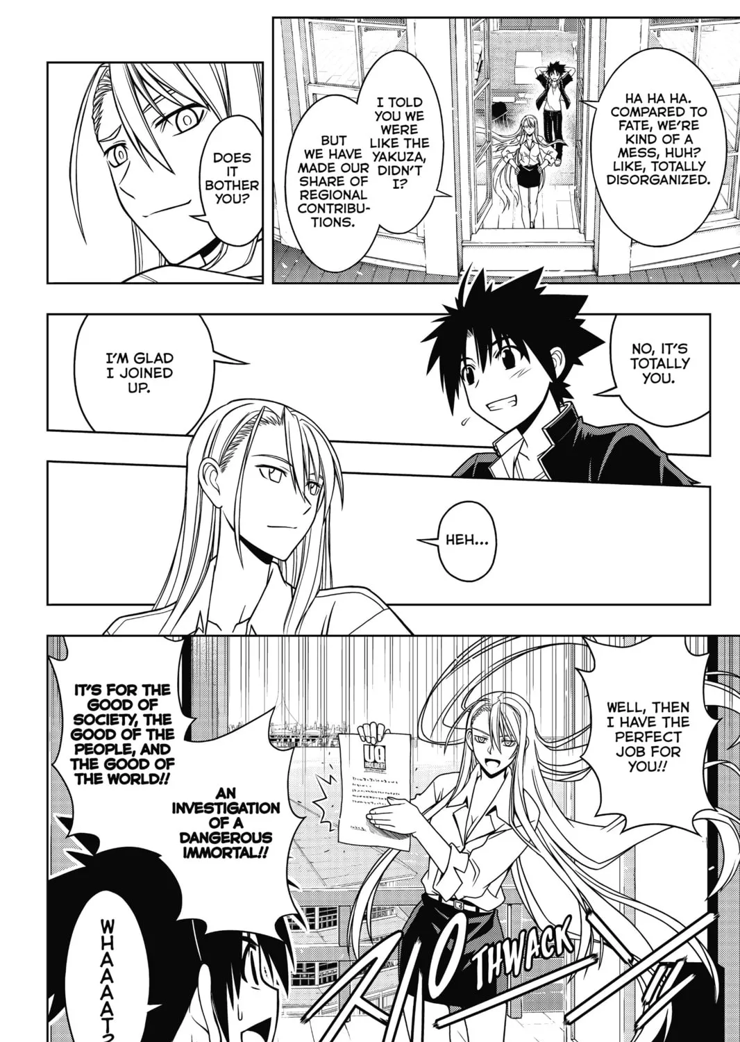 Read UQ HOLDER! chapter 43 image 14 on Lezhin