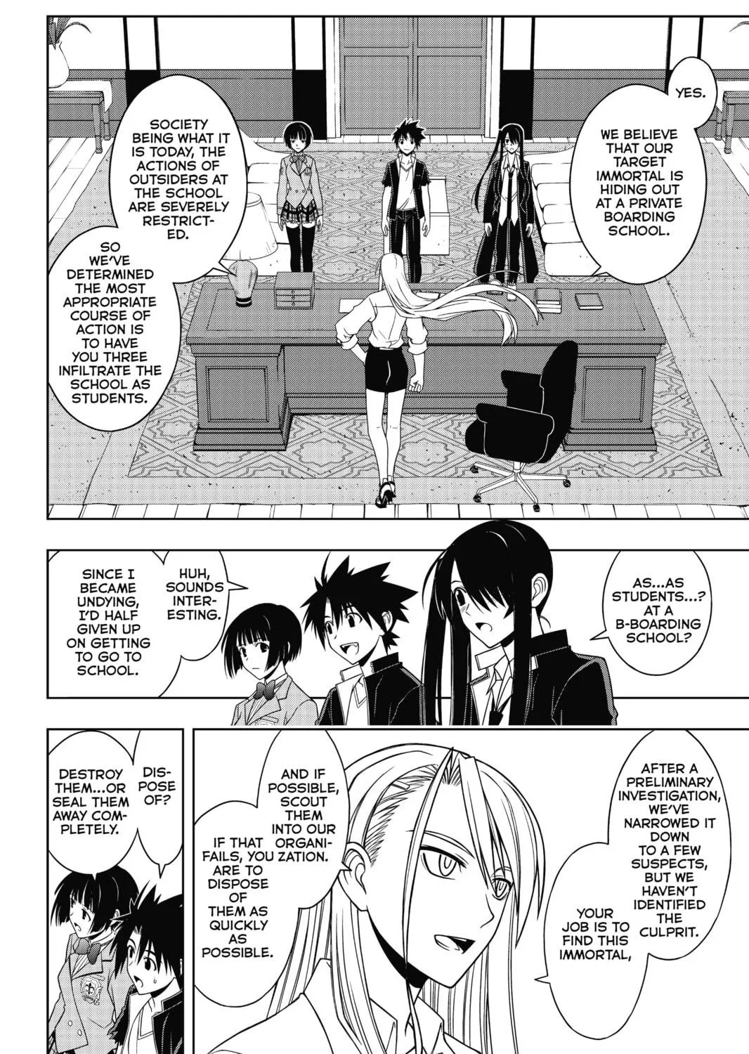 Read UQ HOLDER! chapter 43 image 18 on Lezhin