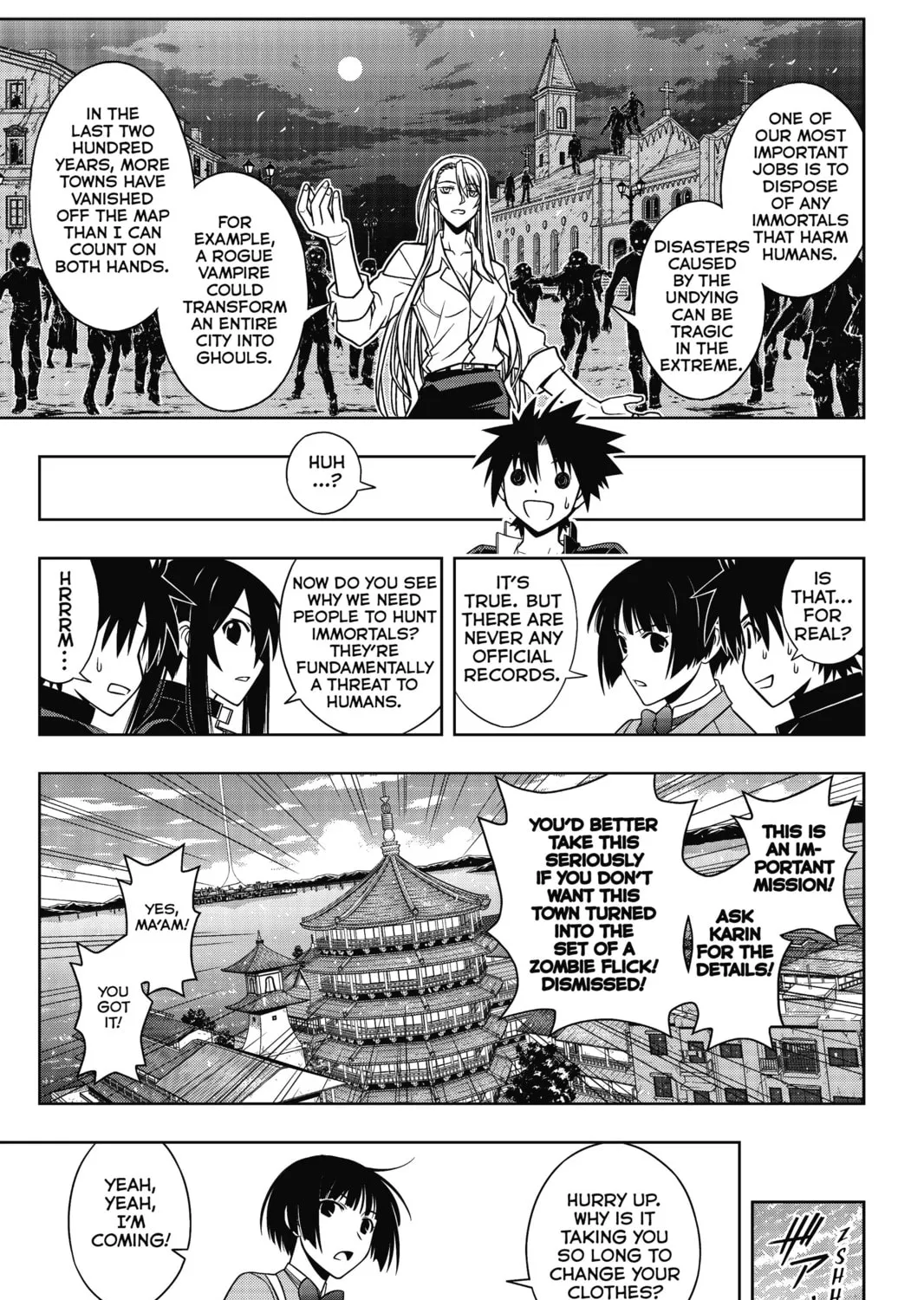 Read UQ HOLDER! chapter 43 image 20 on Lezhin