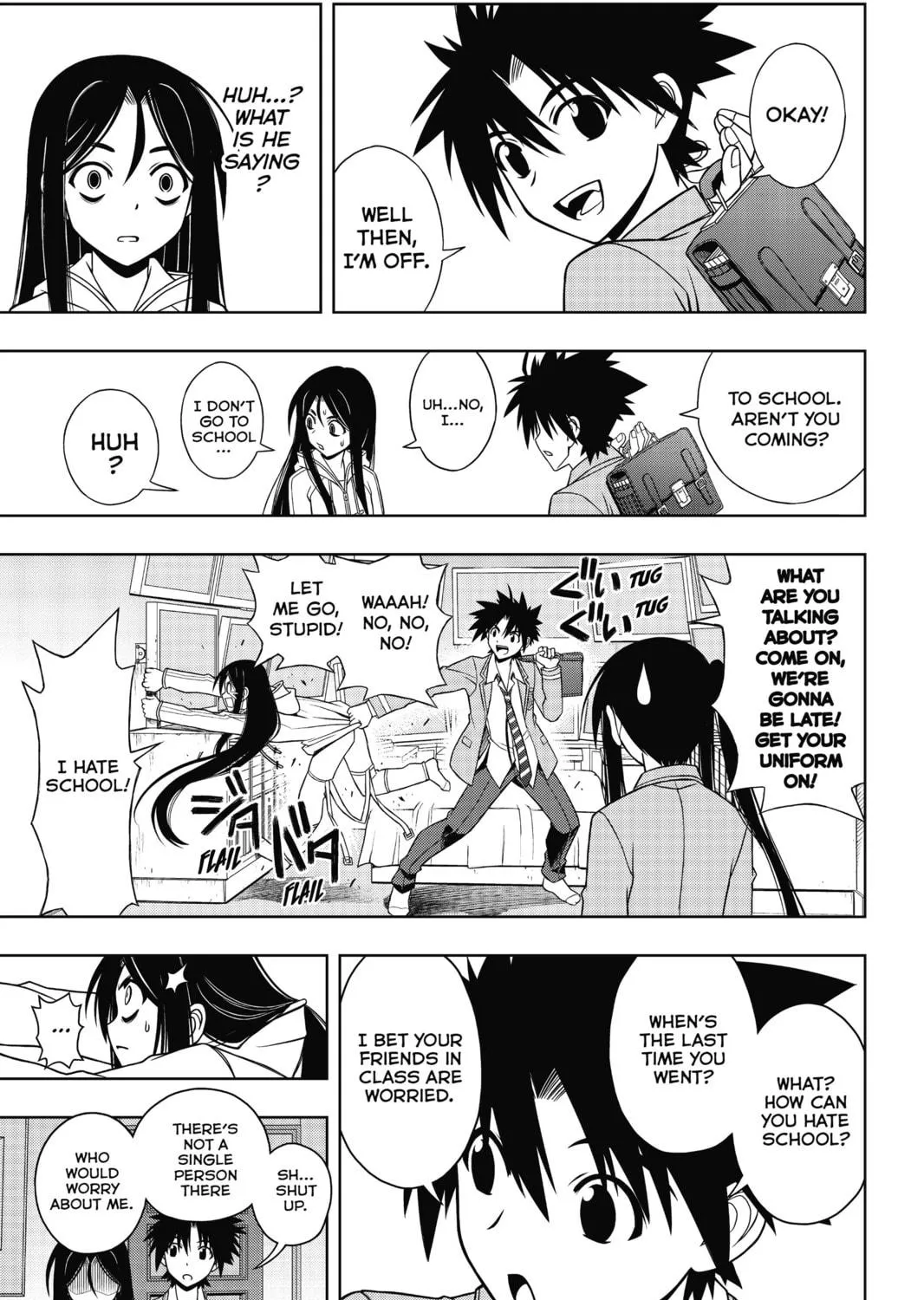 Read UQ HOLDER! chapter 48 image 8 on Lezhin