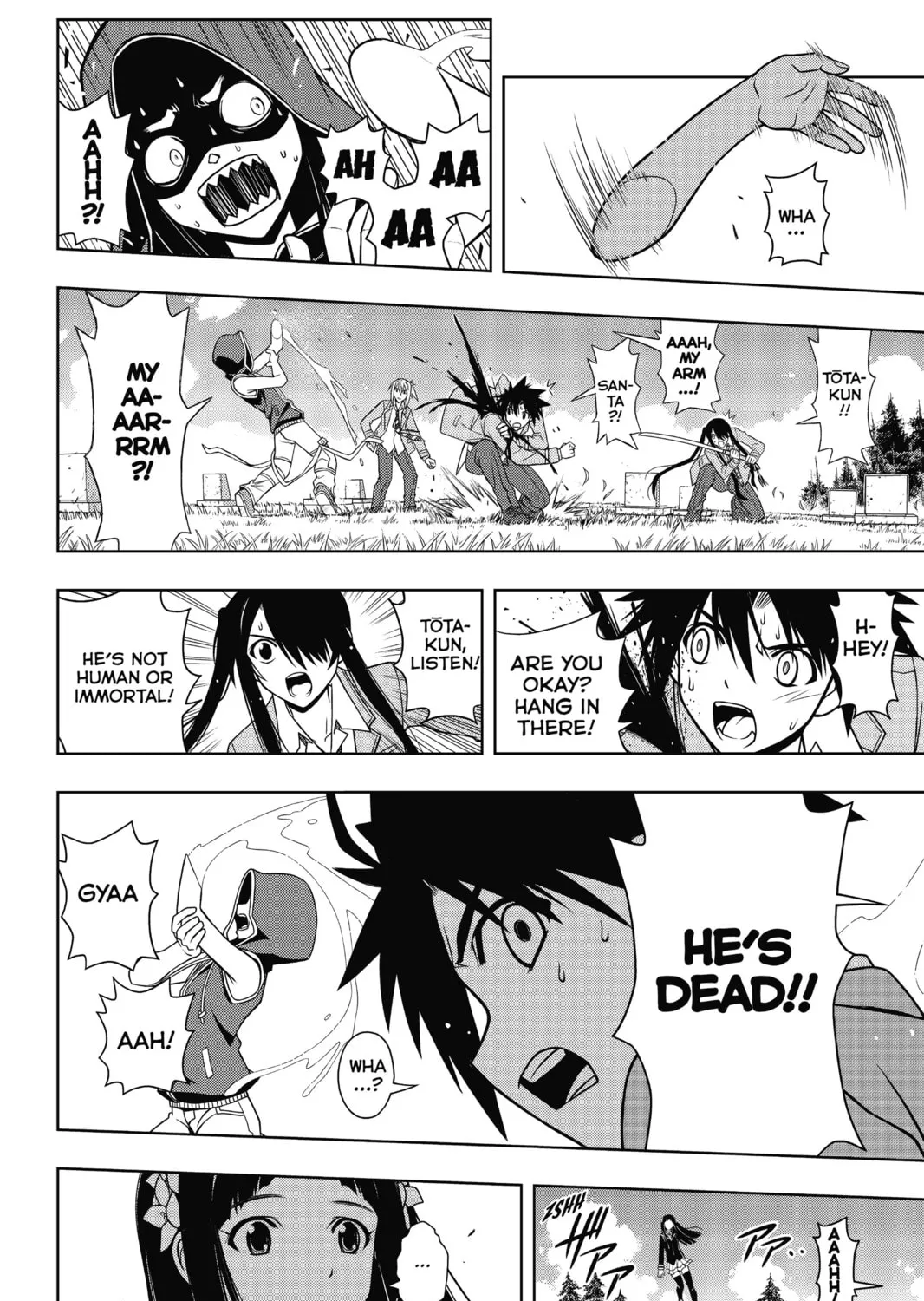 Read UQ HOLDER! chapter 50 image 30 on Lezhin