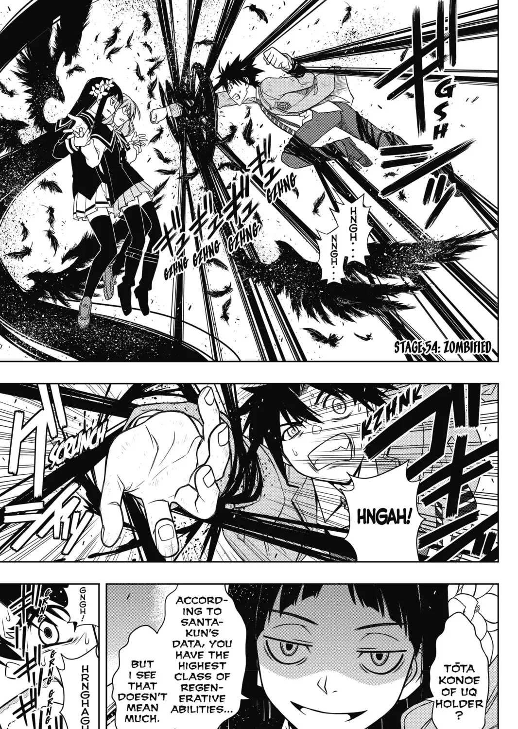Read UQ HOLDER! chapter 54 image 0 on Lezhin