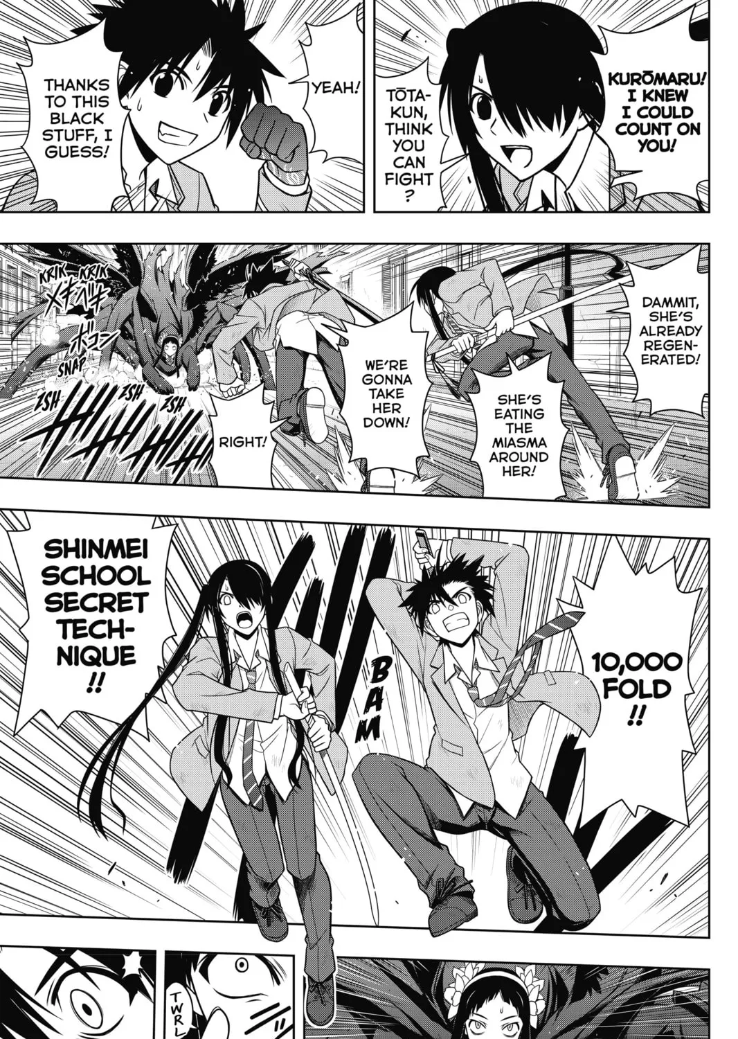 Read UQ HOLDER! chapter 54 image 26 on Lezhin