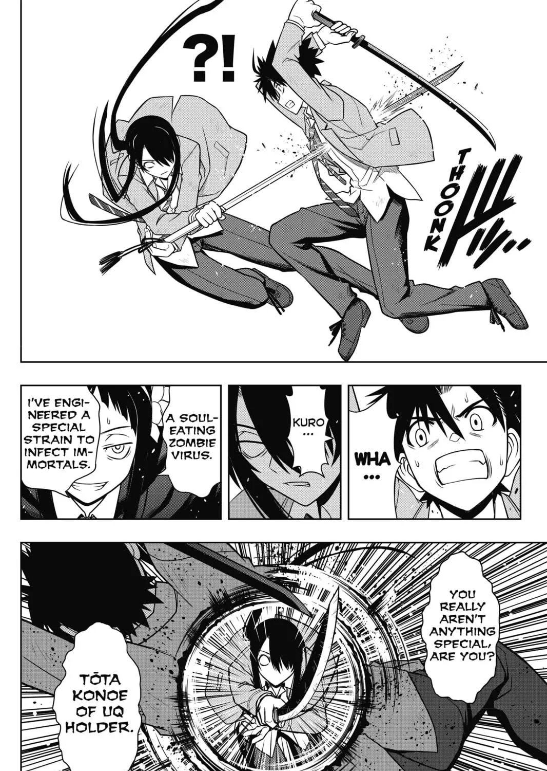 Read UQ HOLDER! chapter 54 image 28 on Lezhin