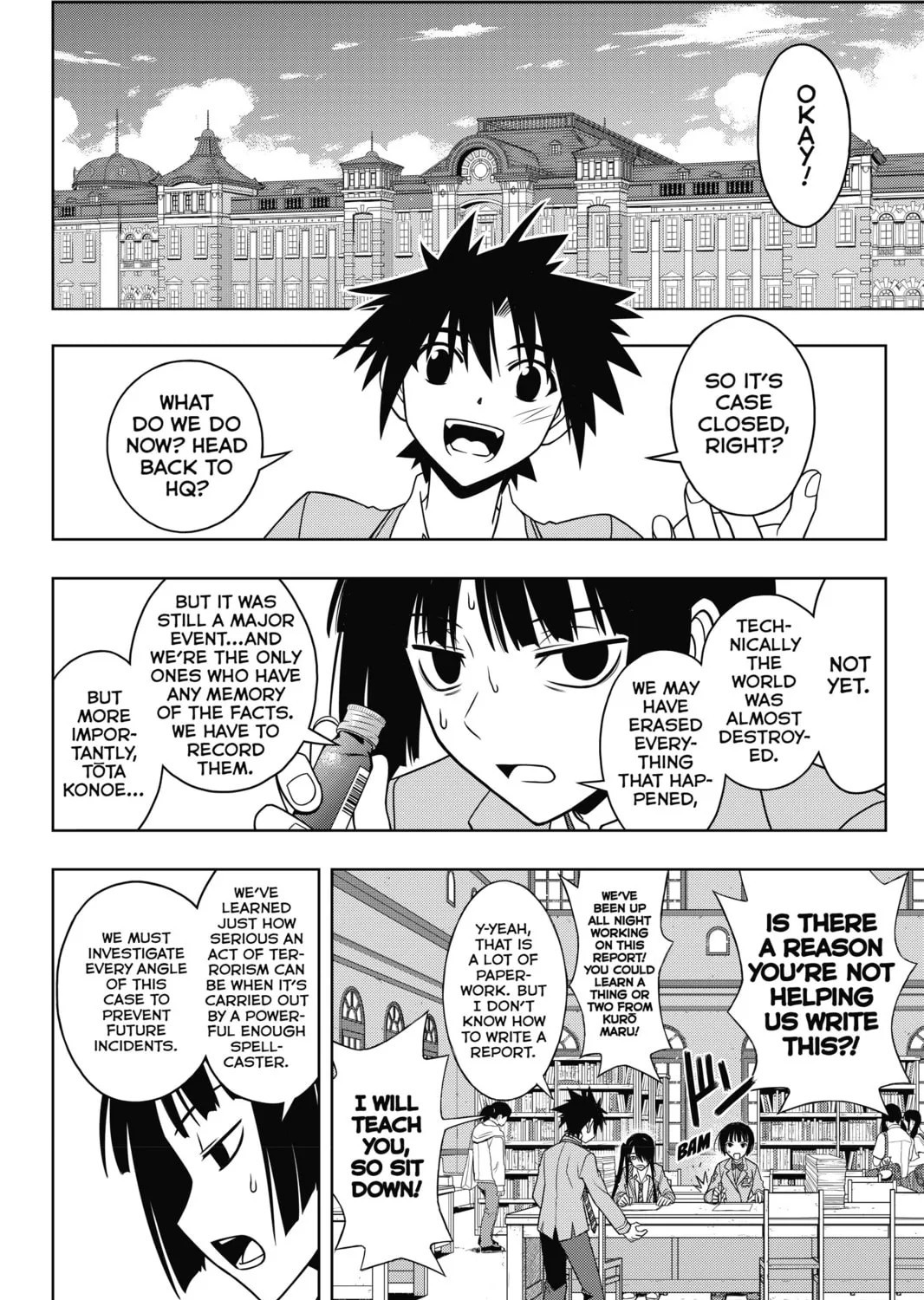 Read UQ HOLDER! chapter 61 image 6 on Lezhin