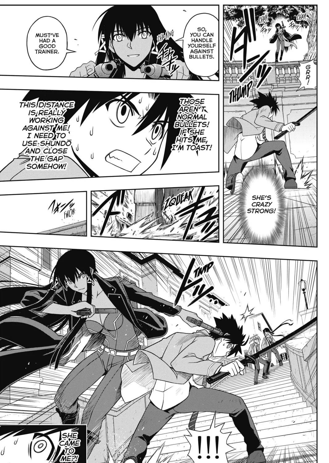 Read UQ HOLDER! chapter 63 image 10 on Lezhin