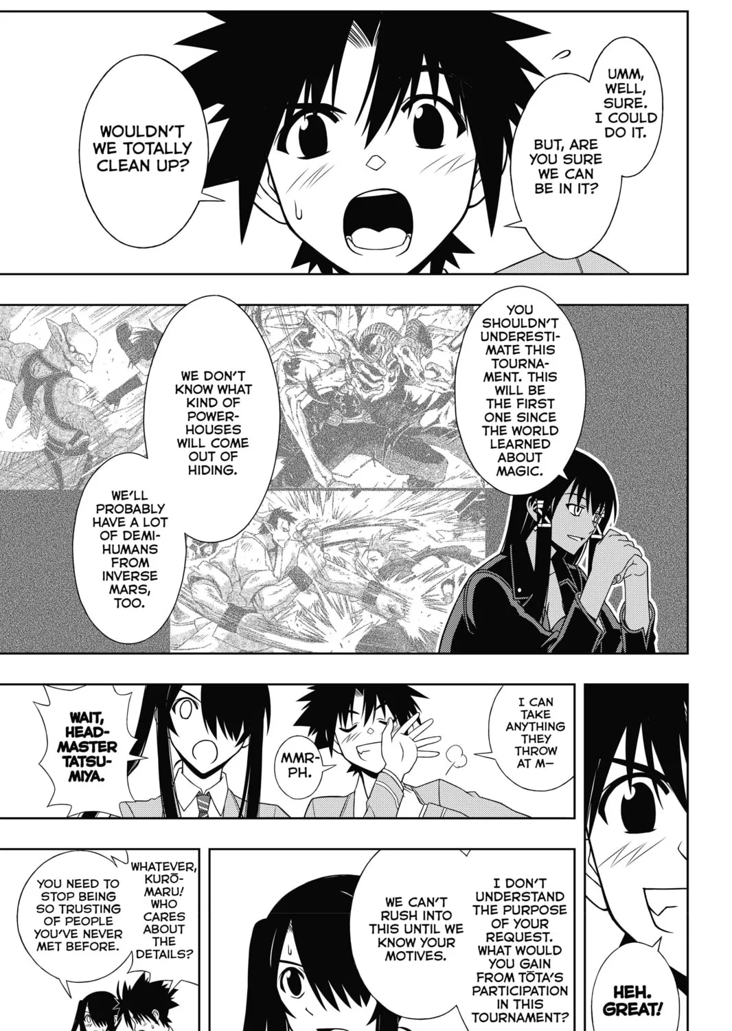 Read UQ HOLDER! chapter 64 image 12 on Lezhin