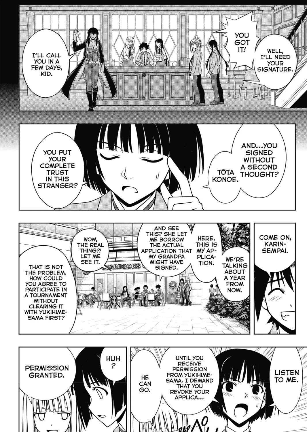 Read UQ HOLDER! chapter 64 image 22 on Lezhin
