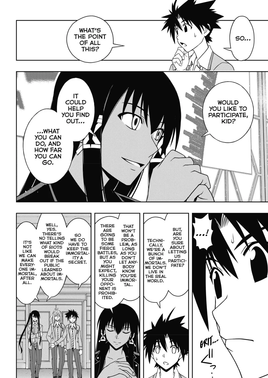 Read UQ HOLDER! chapter 64 image 6 on Lezhin