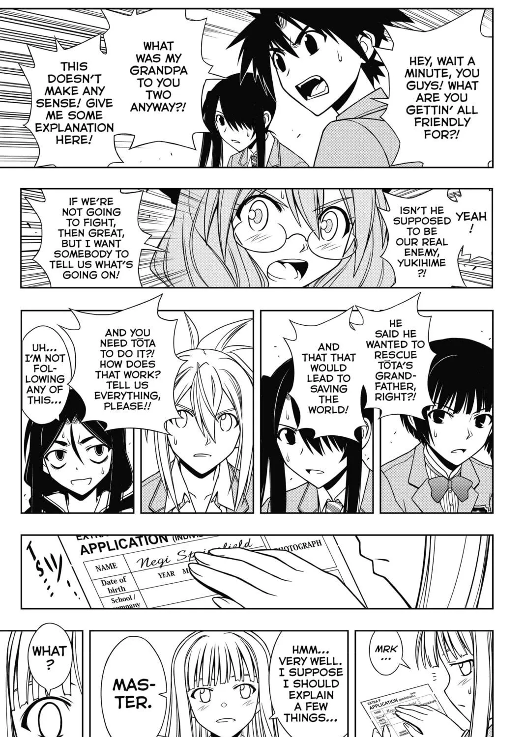 Read UQ HOLDER! chapter 65 image 8 on Lezhin