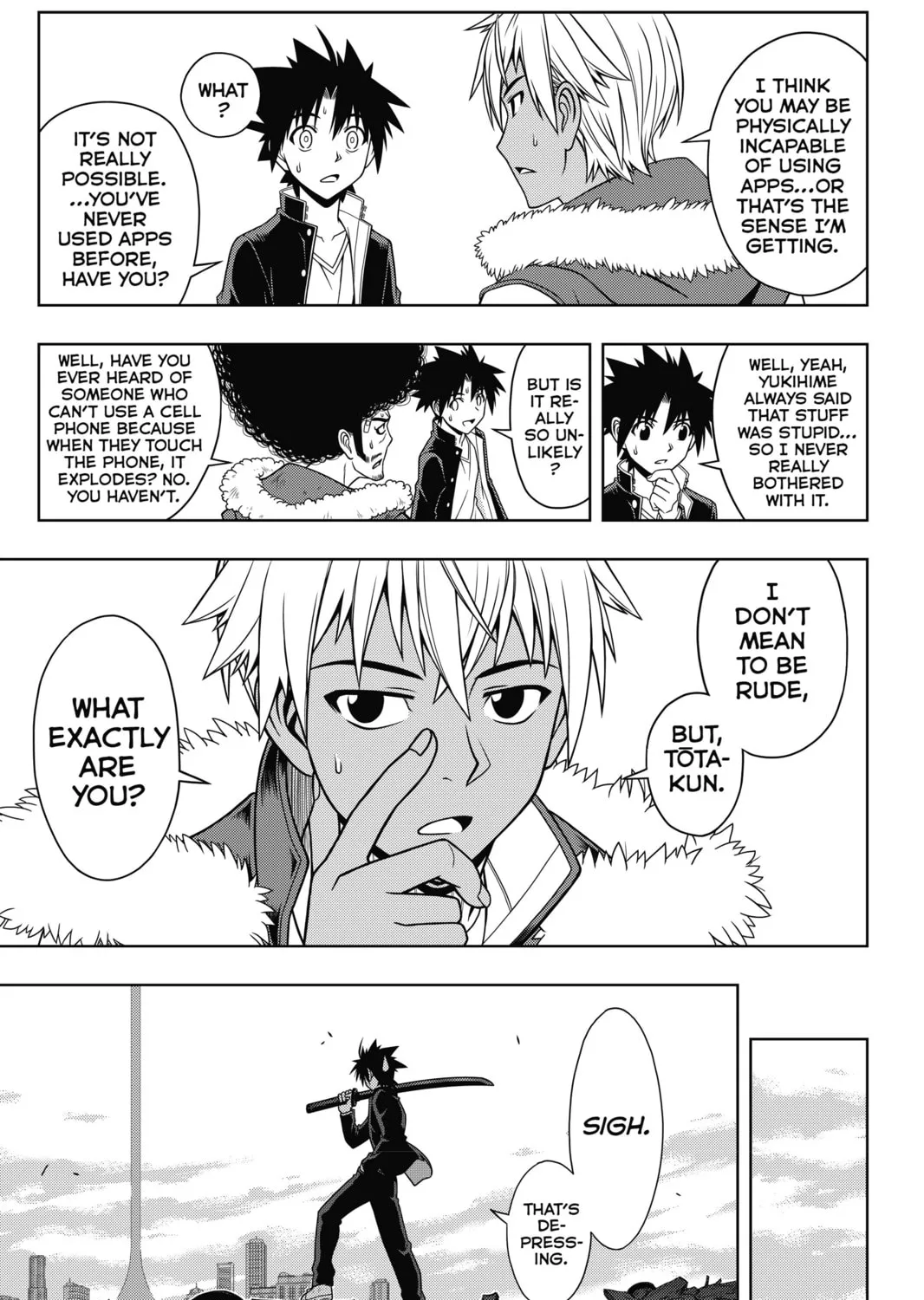 Read UQ HOLDER! chapter 69 image 32 on Lezhin