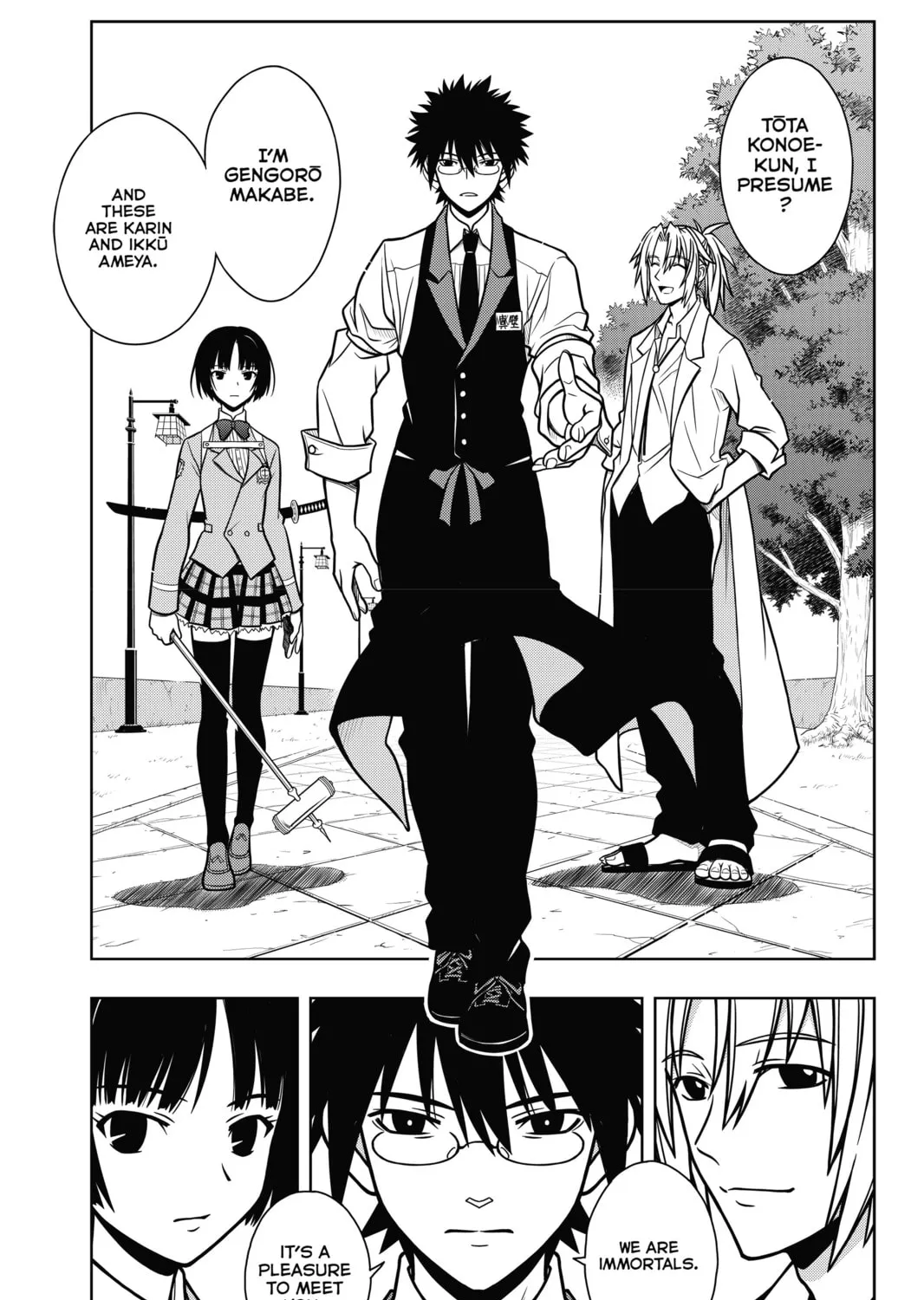 Read UQ HOLDER! chapter 7 image 12 on Lezhin