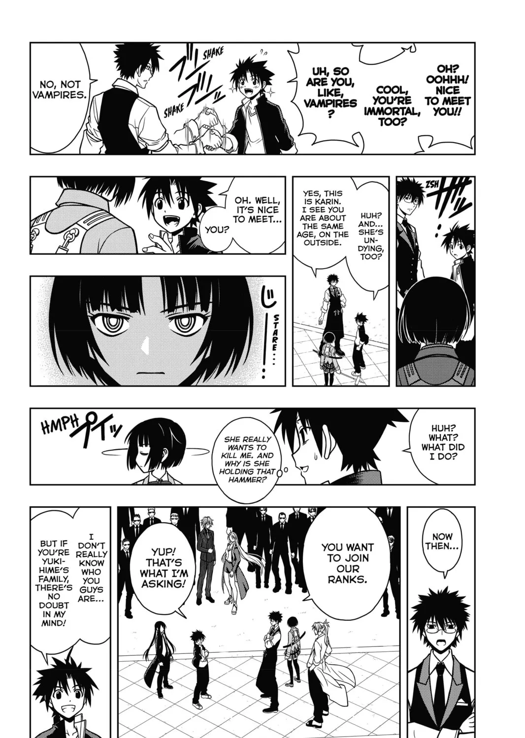 Read UQ HOLDER! chapter 7 image 14 on Lezhin
