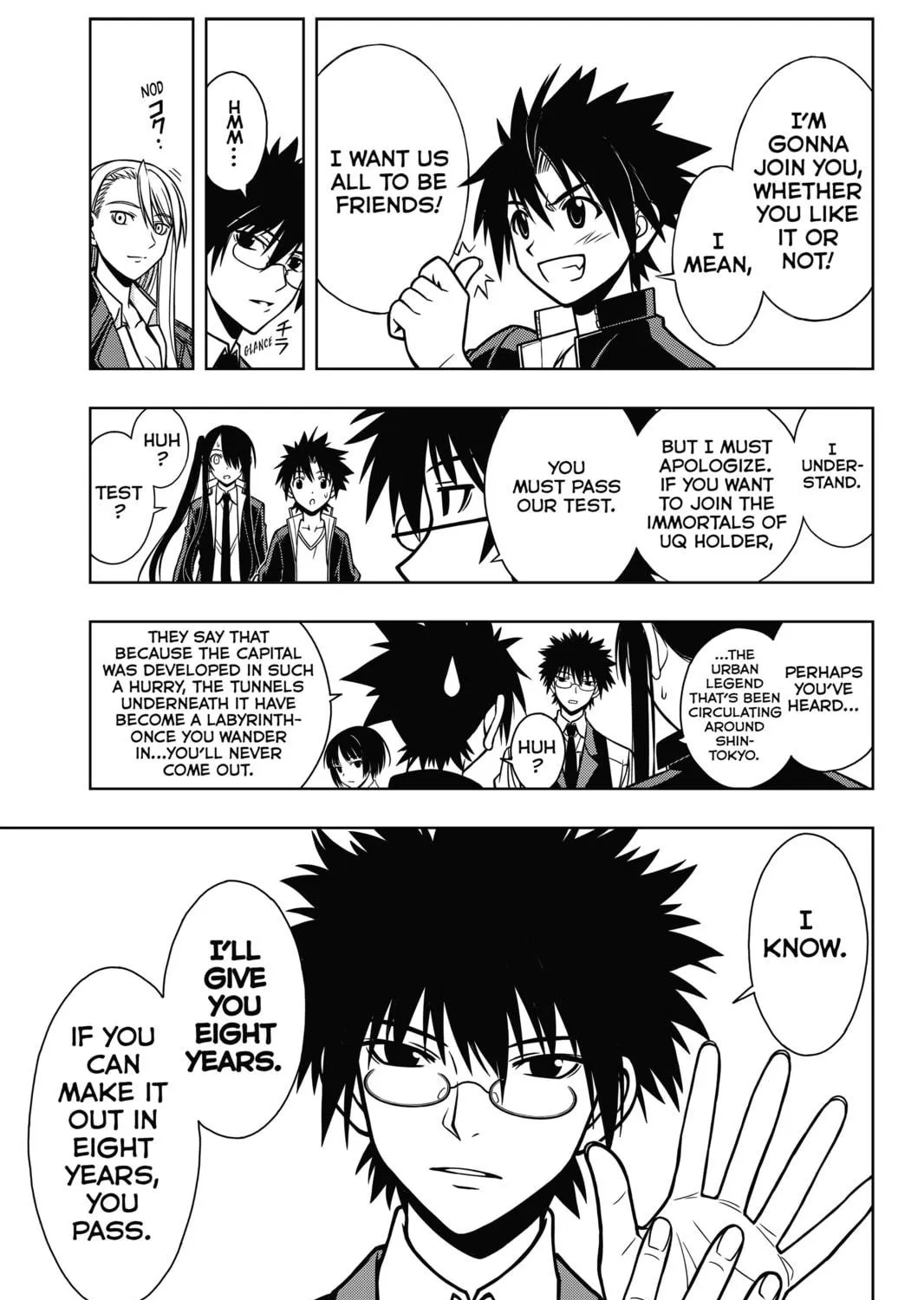Read UQ HOLDER! chapter 7 image 16 on Lezhin