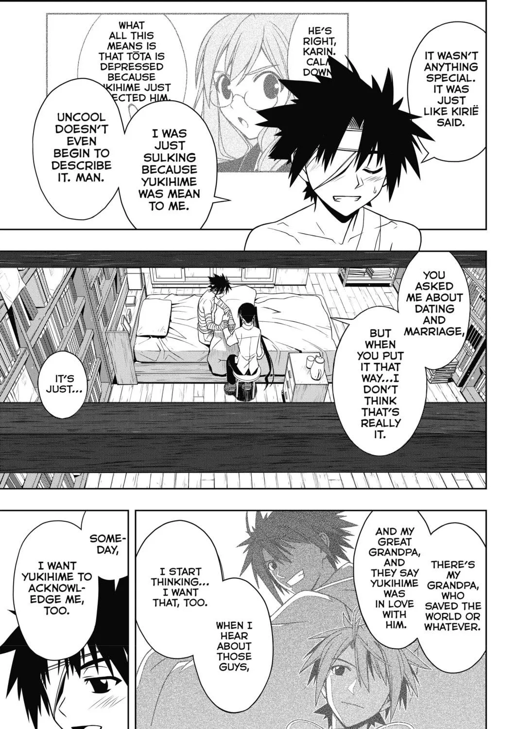 Read UQ HOLDER! chapter 73 image 28 on Lezhin