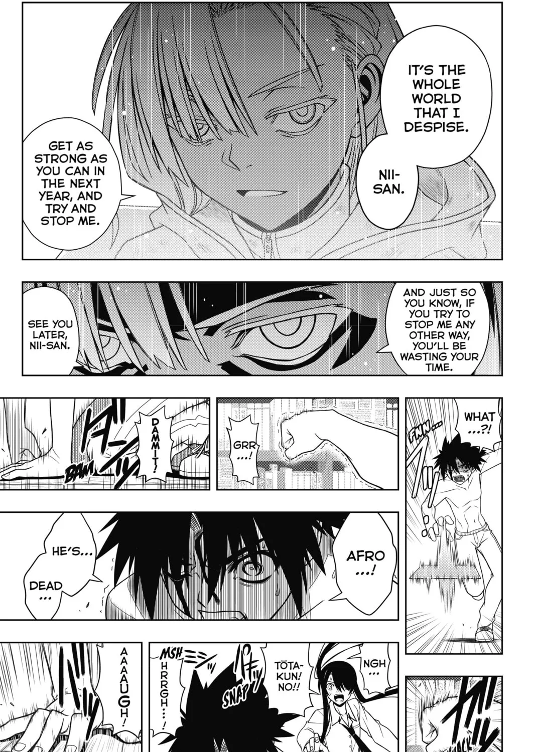 Read UQ HOLDER! chapter 74 image 14 on Lezhin