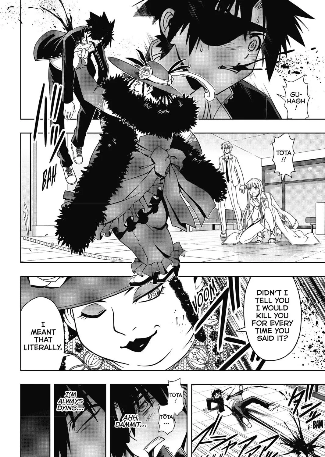 Read UQ HOLDER! chapter 77 image 18 on Lezhin