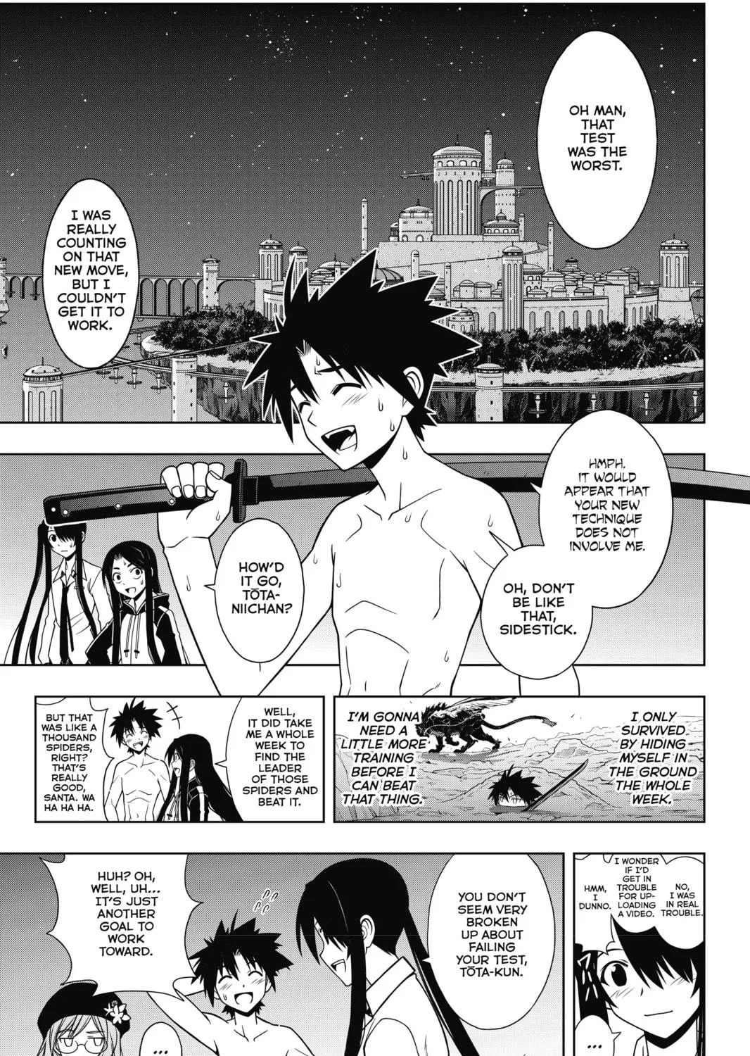Read UQ HOLDER! chapter 85 image 4 on Lezhin